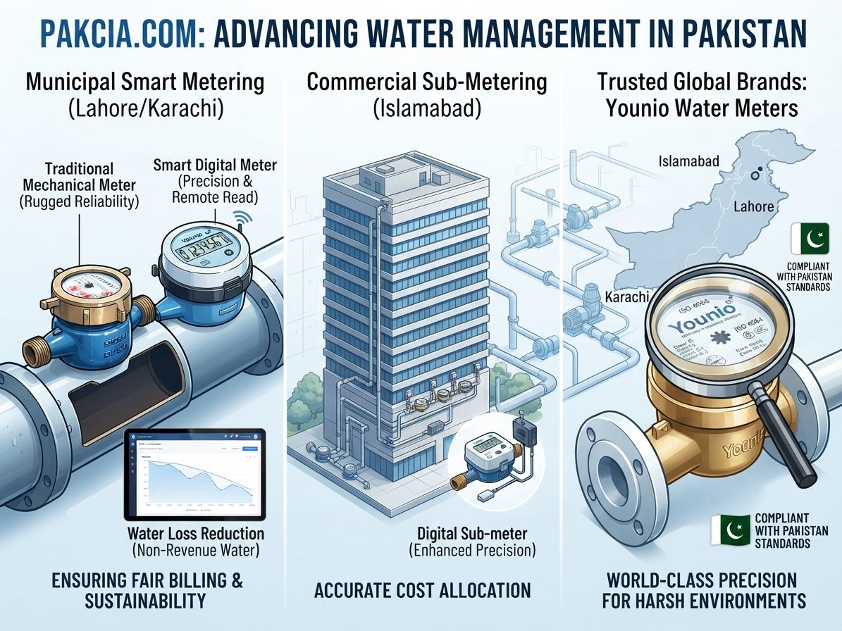 PAKCIA Water Flow Measurement Ensuring Sustainability and Municipal Efficiency in Pakistan